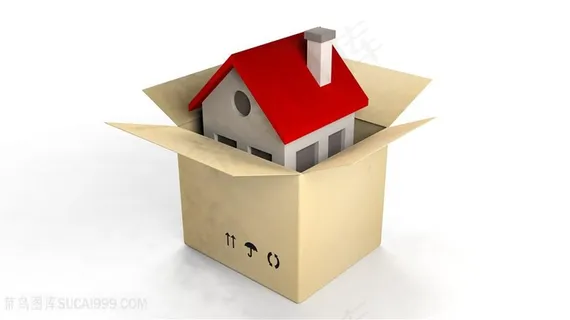 创意房子模型地产广告高清