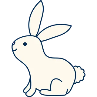 卡通兔子元素