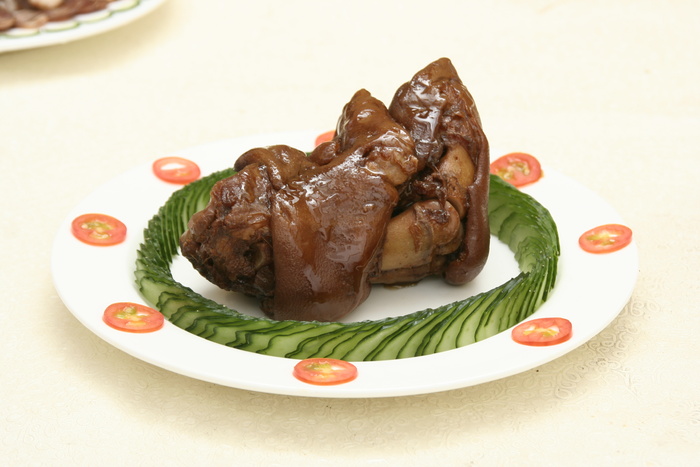 风味猪手15元 (辣拌肚条）