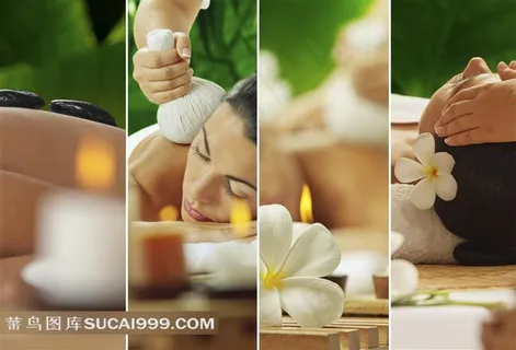 SPA系列 - 正在享受SPA按摩的瞬间