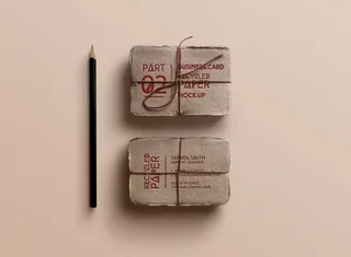 名片样机设计素材