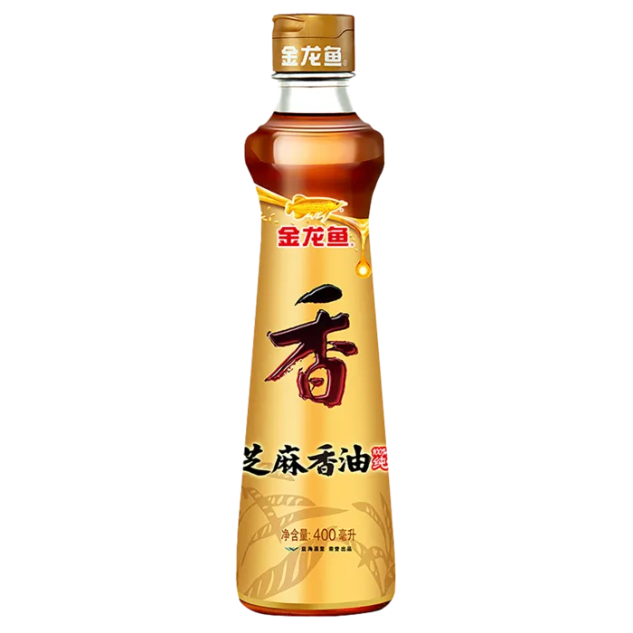 金龙鱼芝麻香油400毫升超市商品白底图免抠实物摄影png格式图片透明底