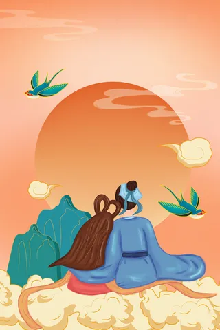 中式古典国潮来袭海报展板宣传背景图PSD设计PS模板素材