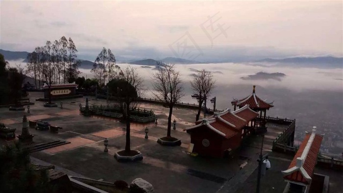 安溪清水岩雨后风景清水岩