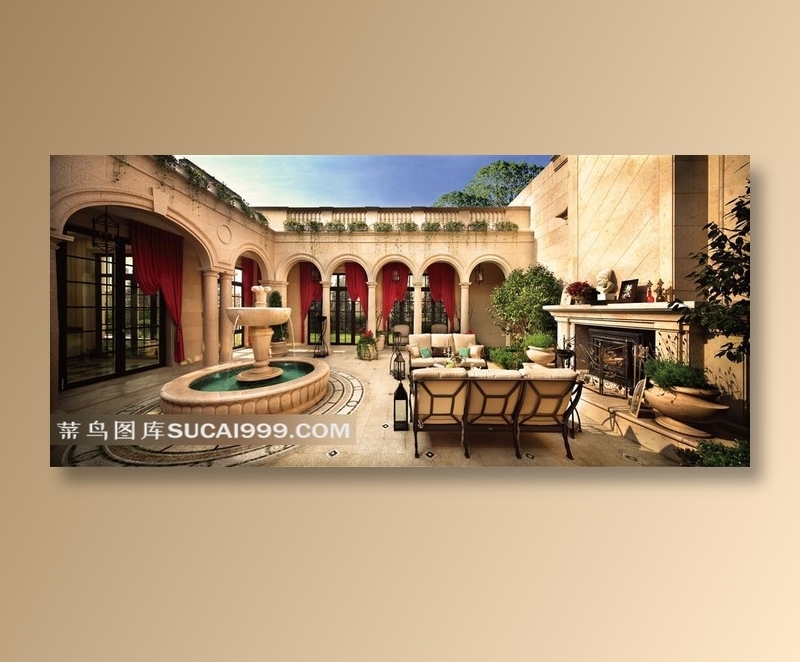 绿城御园 欧式别墅小区庭院