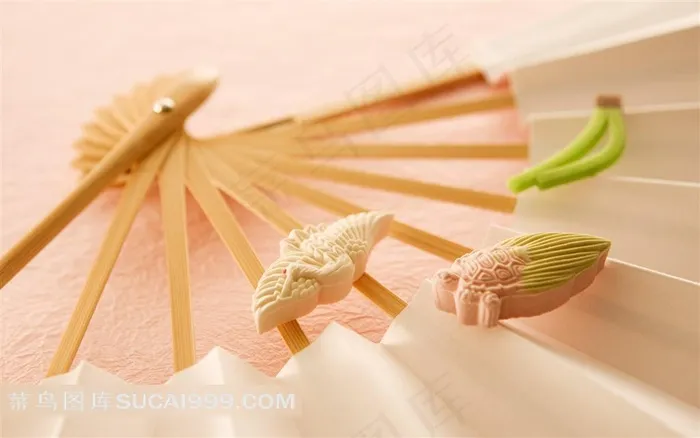 静物折扇家居用品