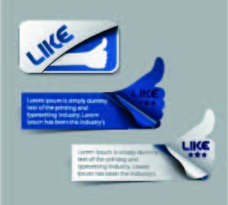 免抠大拇指手势标签