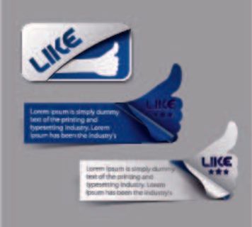 免抠大拇指手势标签