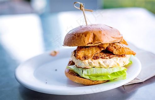 汉堡摄影图片