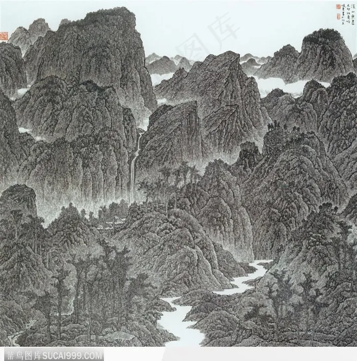 溪山无尽图