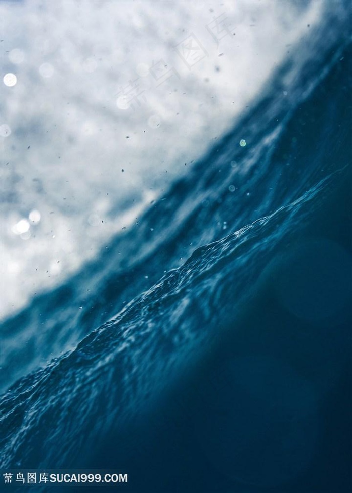 海水局部虚实高清摄影背景