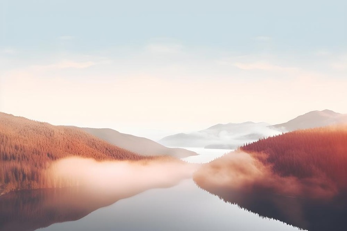 空灵山脉云间背景(3600x2400)