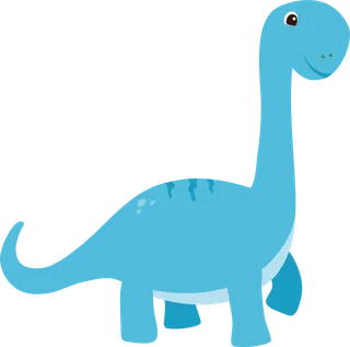 蓝恐龙卡通形象