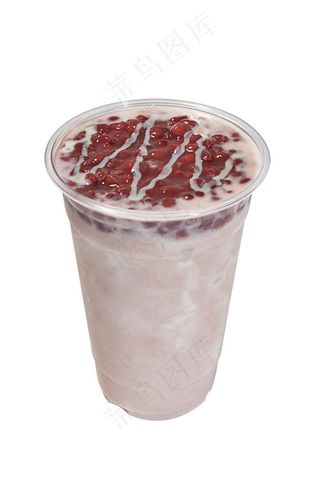 红豆叉叉冰冷饮图片（免抠图）