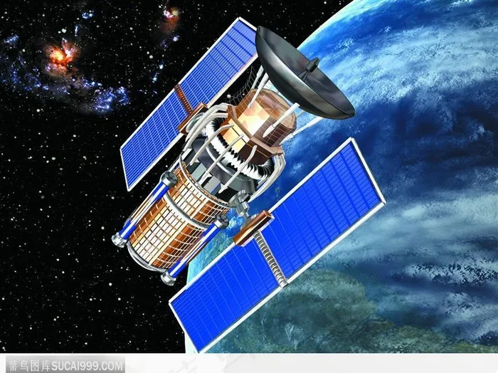 卫星插图 地球 星球 宇宙 太空 星际