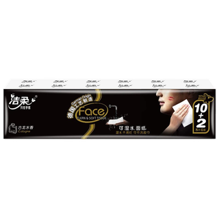 洁柔Face 迷你型纸手帕 12包／件超市商品白底图免抠实物摄影png格式图片透明底