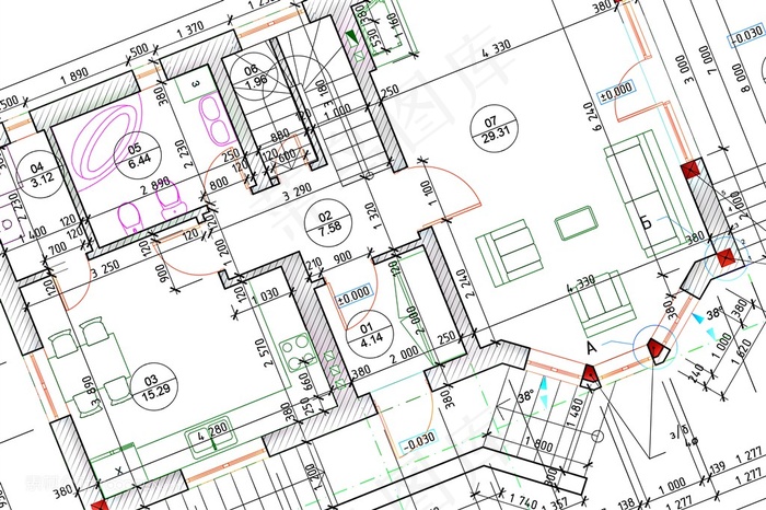 建筑施工图纸高清图