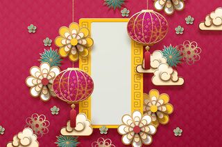 中式传统新年春节矢量素材