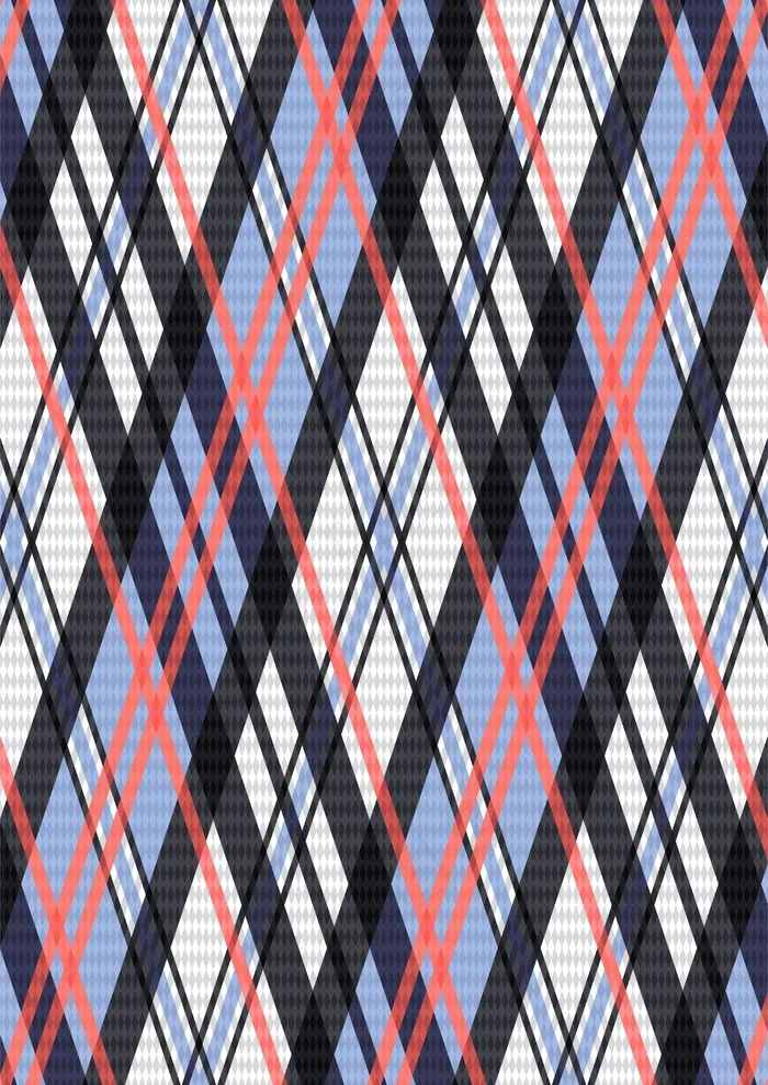 菱形格纹地毯cdr矢量模版下载