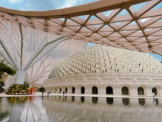 佛顶宫景点建筑特色设计感