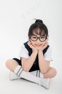 清新唯美可爱的女孩摄影图片