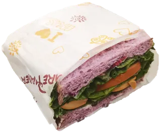 紫薯三明治免抠元素实物摄影素材