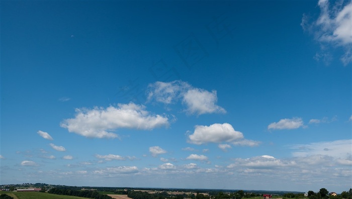 白云蓝天天空素材