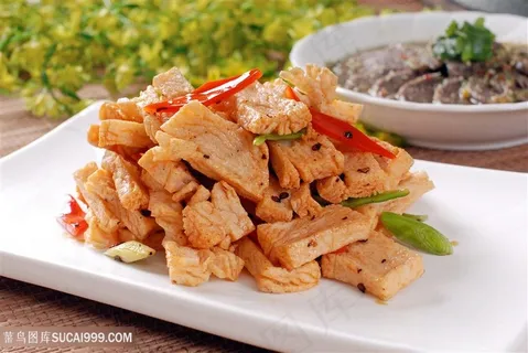 回香脆豆腐中华美食摄影图 回香脆豆腐中华美食摄影图