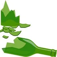 破瓶子 PNG免抠(200x201)