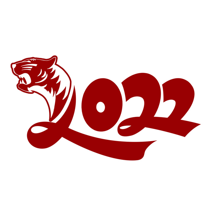 2022虎年新年国潮手写艺术字体春节海报数字设计png免扣图psd素材