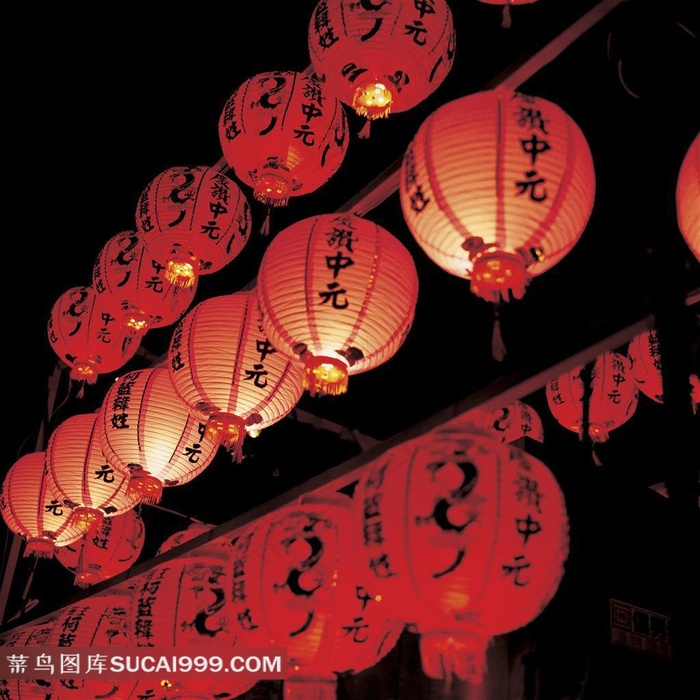 精美的大红灯笼素材