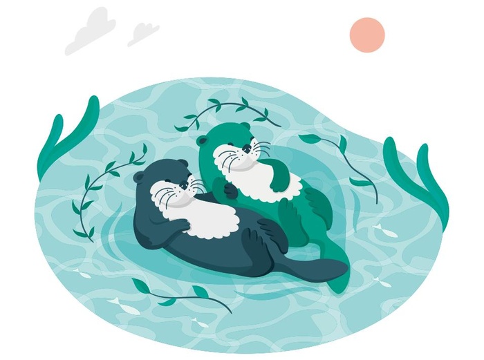 矢量海洋动物图