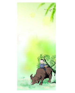 清明节展架背景