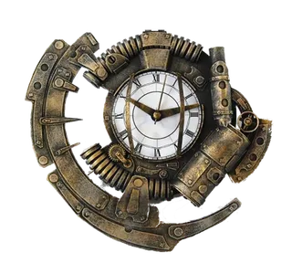 机械钟表复古铜色