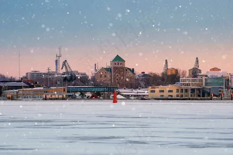 芬兰下雪的城市图片 芬兰下雪的城市图片