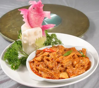 乡村鱼籽烧腐竹  12元