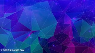 紫色水晶几何背景高清图片