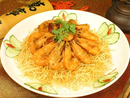 粤菜1471金丝辣酥虾 粤菜1471金丝辣酥虾