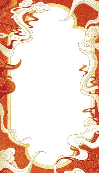 中式古典国潮来袭海报展板宣传背景图PSD设计PS模板素材