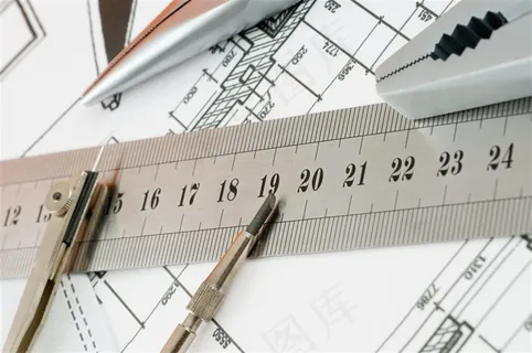 铅笔钢尺设计图片