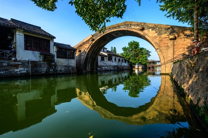 浙江湖州南浔古镇风景图片