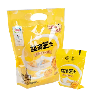 伊利丝滑芝士超市商品白底图免抠实物摄影png格式图片透明底