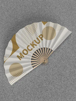 扇子折扇psd
