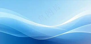 蓝色线条几何科技背景