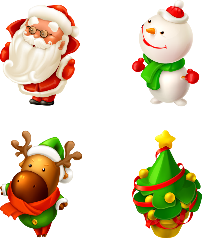 圣诞节平安夜圣诞树免扣素材圣诞元素