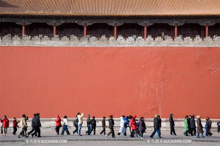 故宫午门中国古典建筑jpg素材