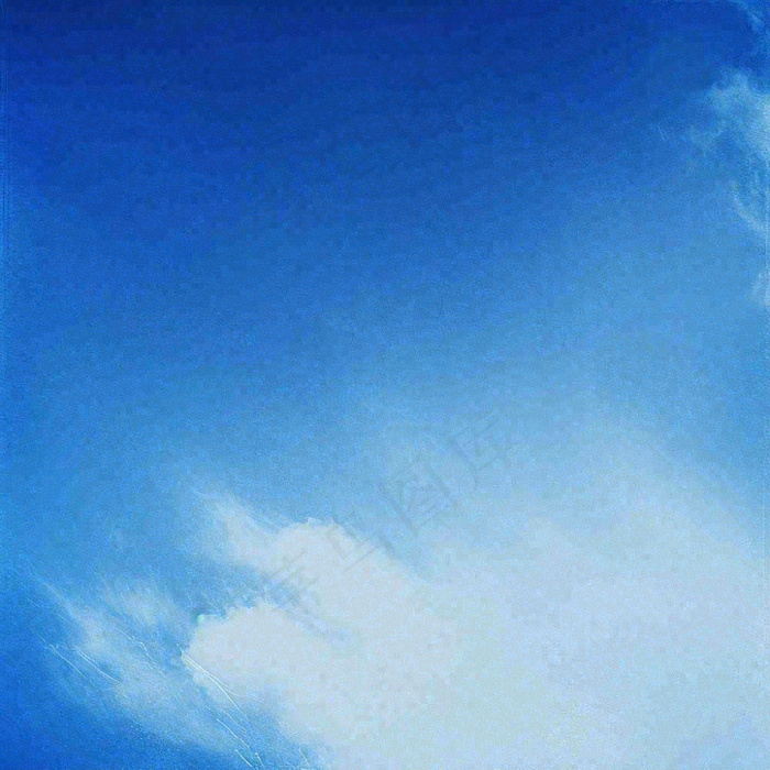 蓝天白云清新自然天空摄影图(1024x1024)