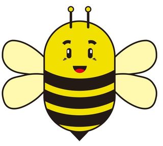 矢量卡通蜜蜂