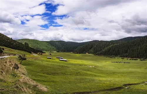 云南普达措国家公园风景高清素材大图