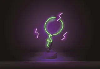 复古霓虹灯图片